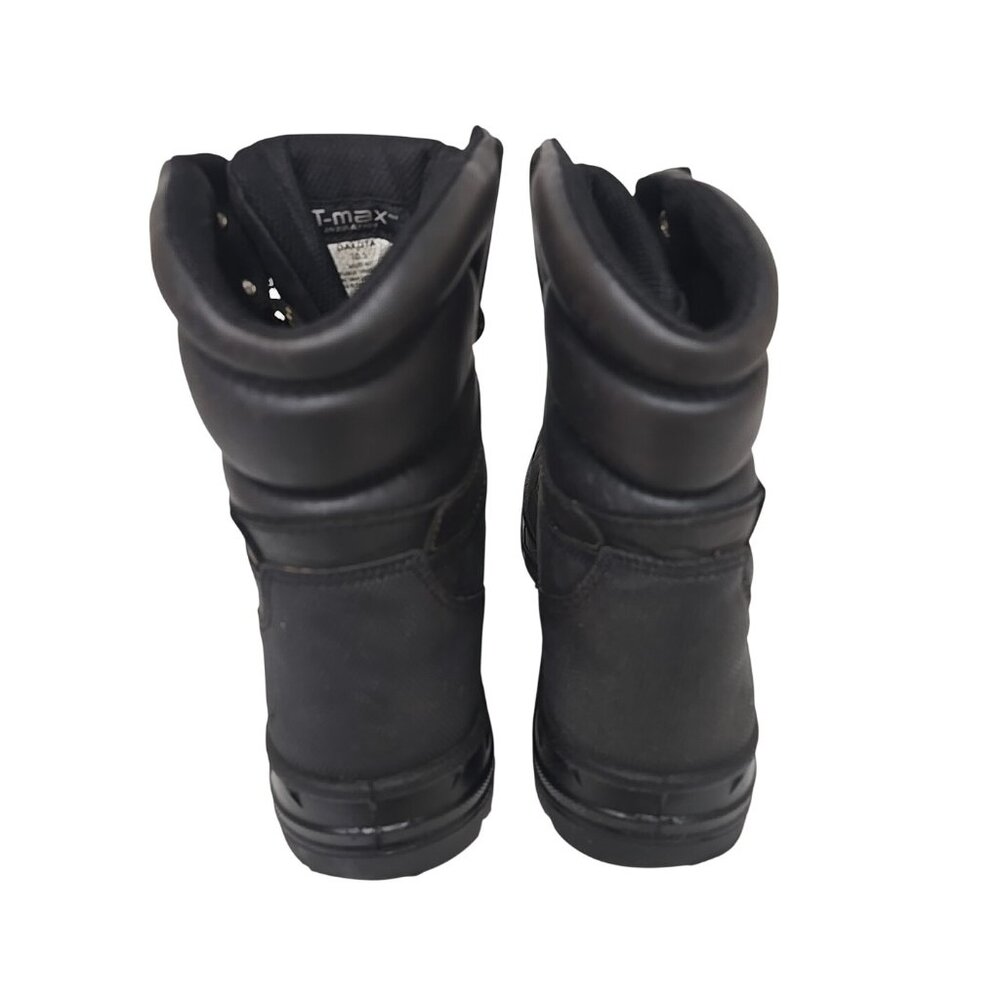 DAKOTA Men's 8'' 877 STEEL TOE STEEL PLATE WORK SAFETY BOOTS Black Size 10.5M - Picture 3 of 9